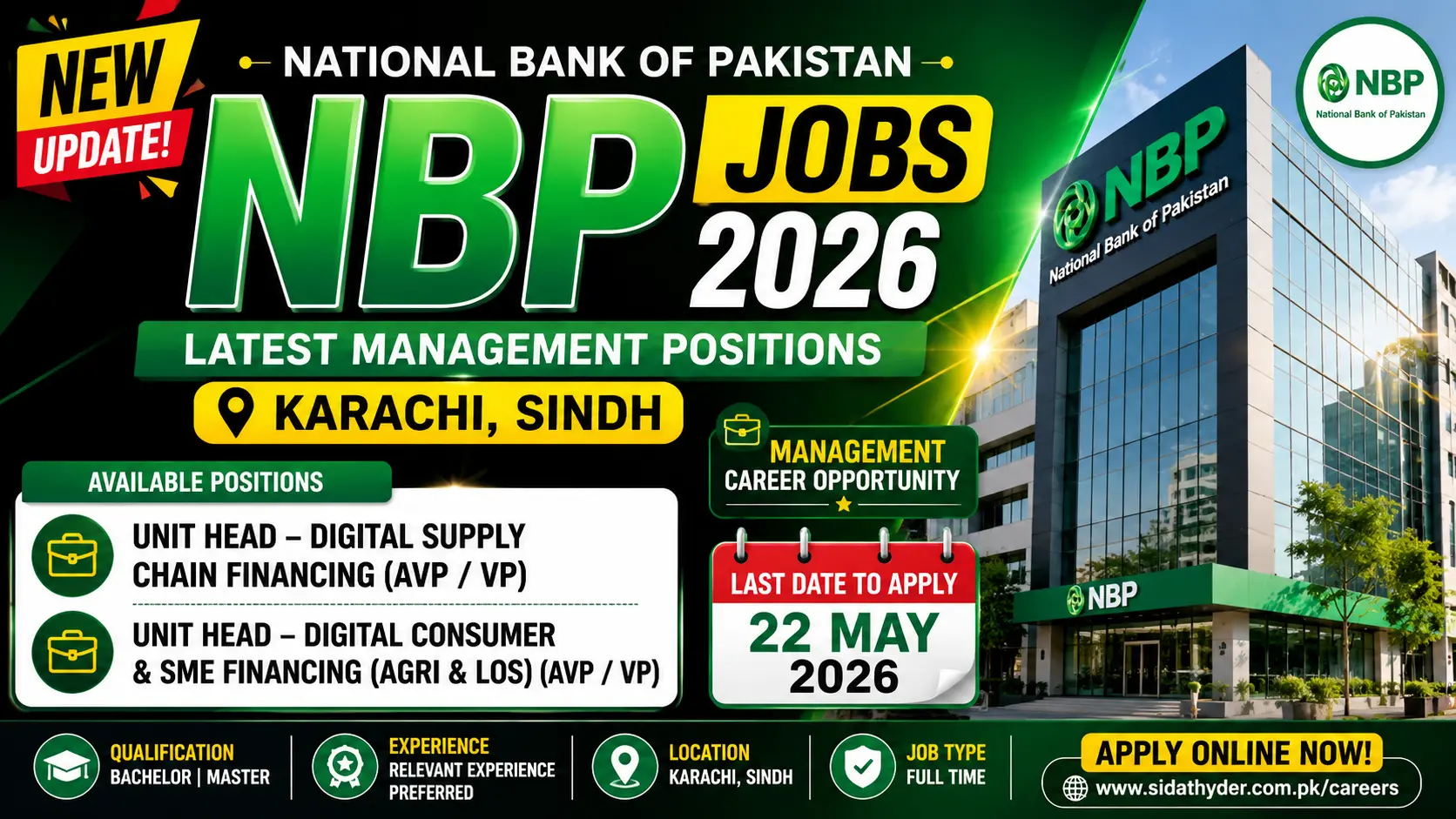 National Bank of Pakistan NBP Jobs 2026